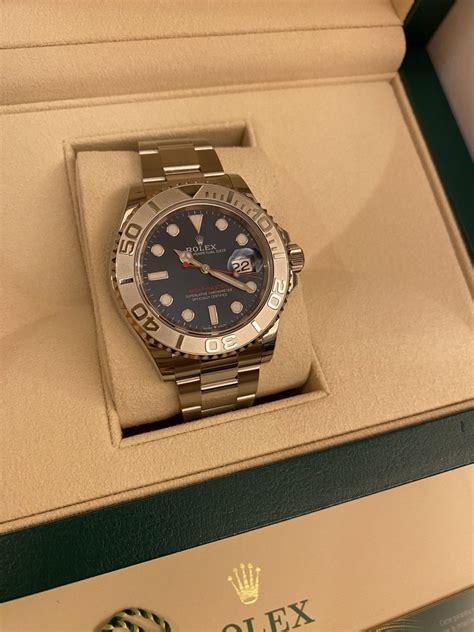 ☺️開箱。Rolex 藍面鉑金圈小遊艇 126622 